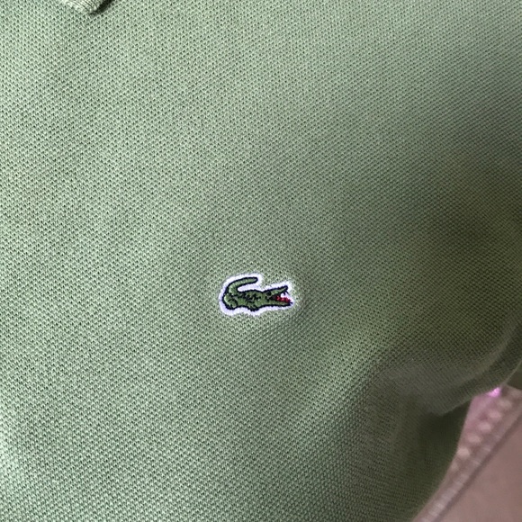 Green Lacoste polo π size 42 - Picture 5 of 7